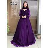 Long Flair Anarkali Set With Dupatta