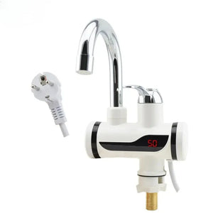 Electric Instant Water Heating Tap with LED Temperature Display Hot Water Faucet