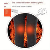 Warm Wool Knee Pads, Cashmere Wool Knee Brace Pads, Elastic Knees Sleeves Support Protector