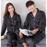 Luxury Silk Couple Pajama Set