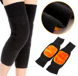 2pcs Cashmere Knee Pads Winter Warm Men women