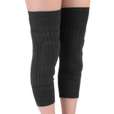 Warm Wool Knee Pads, Cashmere Wool Knee Brace Pads, Elastic Knees Sleeves Support Protector