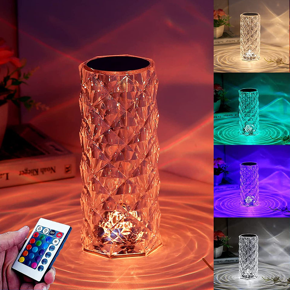 KIHO™  Rechargeable 3D Diamond Crystal Led Lamp