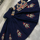 2PC Heavy Embroidered Ensemble dress Set v3