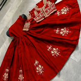 2PC Heavy Embroidered Ensemble dress Set v3