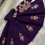 2PC Heavy Embroidered Ensemble dress Set v3