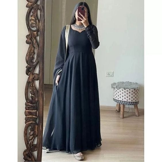 3 Pcs Plain Maxi