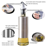 500ml High-Quality Stainless-Steel Covered Smart Glass Oil Bottle