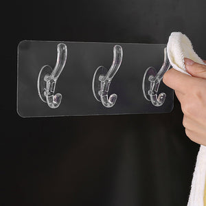 6 Hook Self-adhesive Organizer