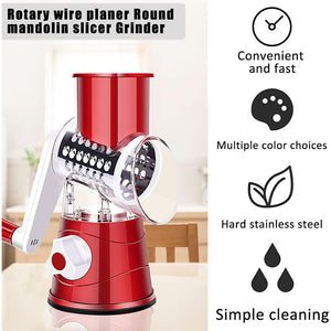 Manual Vegetable Cutter Slicer Multifunctional Round Slicer Gadget Multi-function Kitchen Gadget Food Processor Blender Cutter