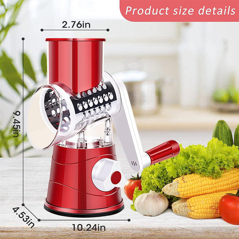 Manual Vegetable Cutter Slicer Multifunctional Round Slicer Gadget Multi-function Kitchen Gadget Food Processor Blender Cutter