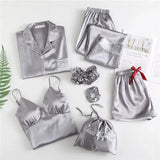 Seven-Piece Women's Sleepwear Set