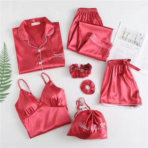 Seven-Piece Women's Sleepwear Set